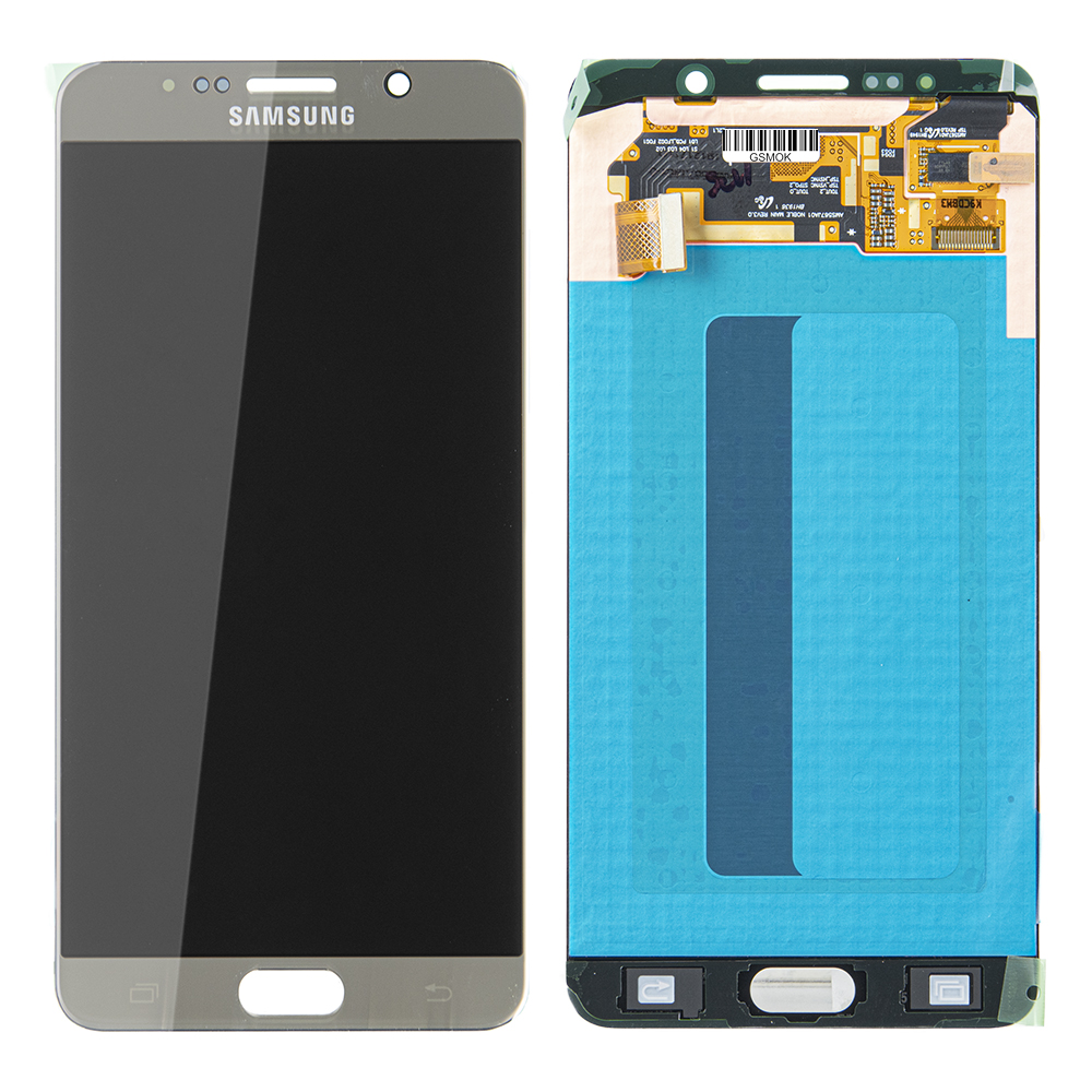 WYŚWIETLACZ LCD DO SAMSUNG N920 GALAXY NOTE 5 ZŁOTY GH97-17755A ORYGINAŁ SERVICE PACK
