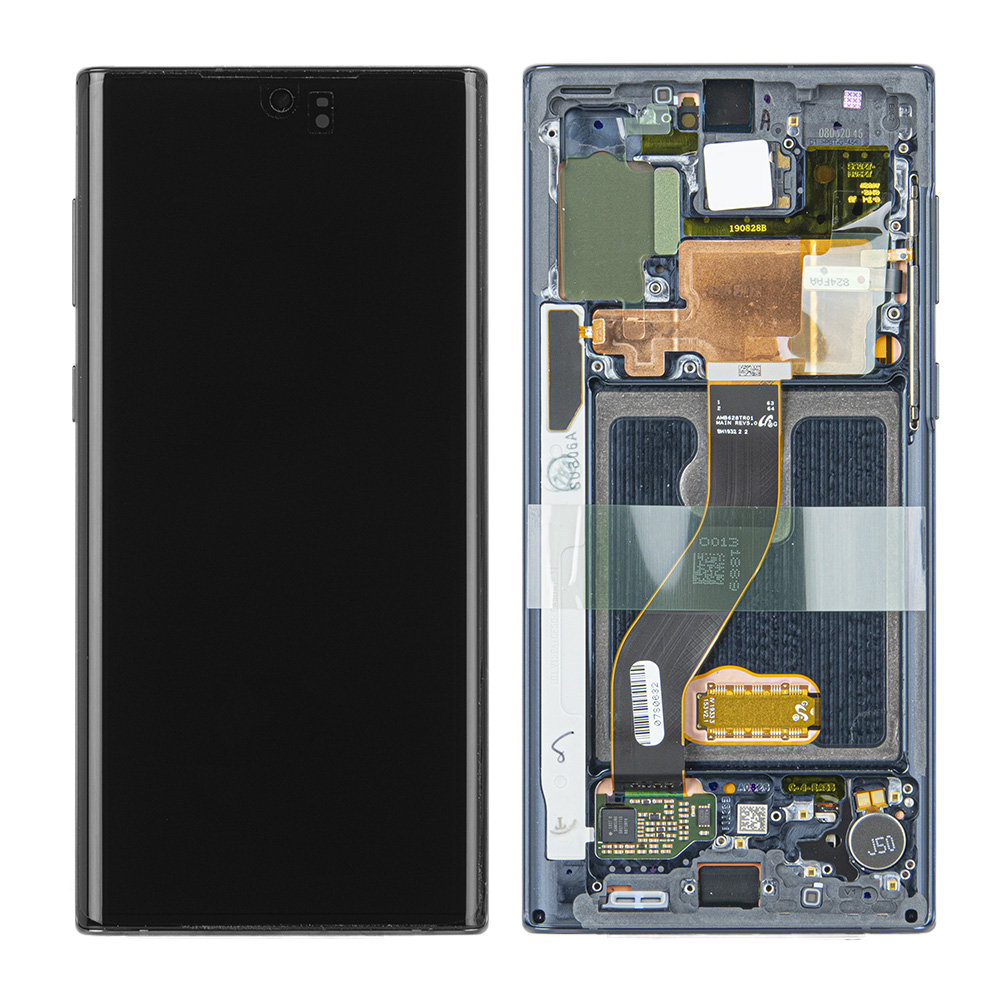 WYŚWIETLACZ LCD DO SAMSUNG N970 GALAXY NOTE 10 CZARNY Z RAMKĄ GH82-20818A GH82-20817A ORYGINAŁ SERVICE PACK