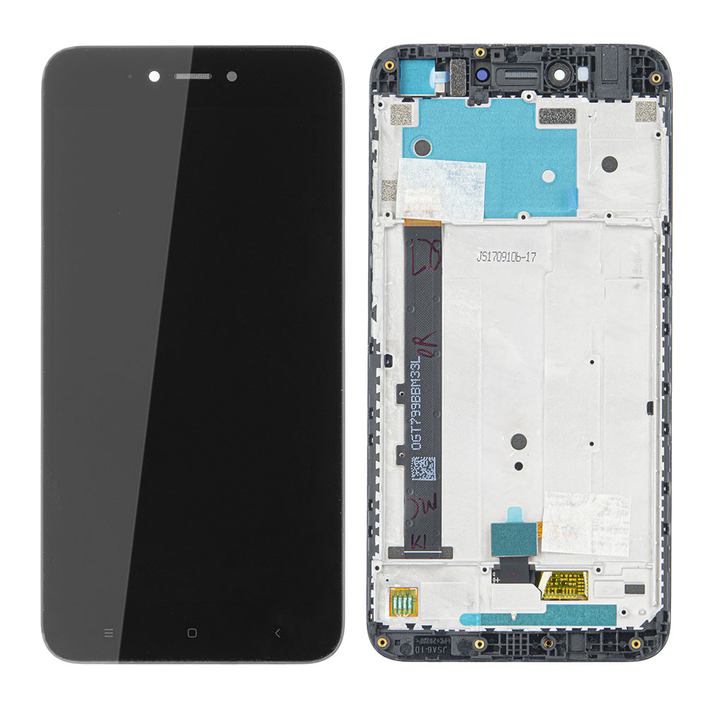 WYŚWIETLACZ LCD DO XIAOMI REDMI NOTE 5A Z RAMKĄ CZARNY 560610007033 ORYGINAŁ SERVICE PACK