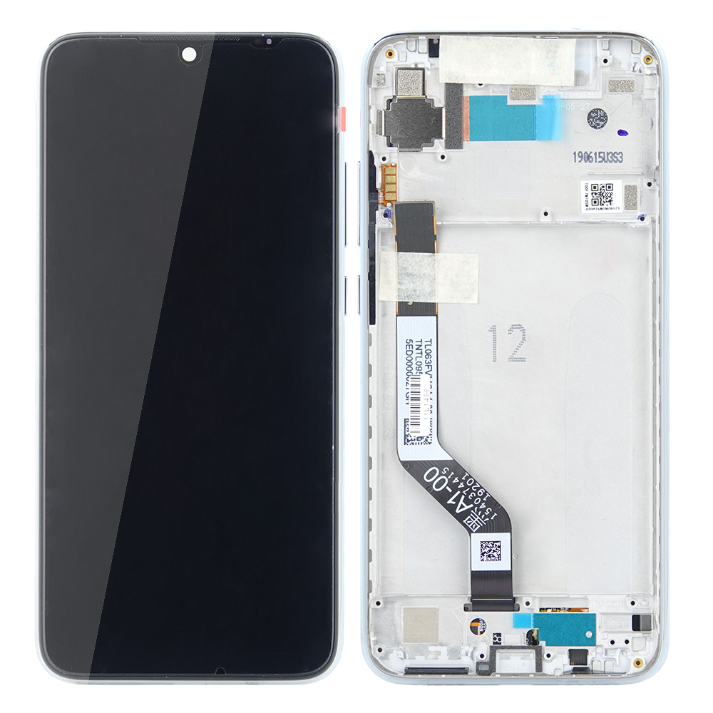 WYŚWIETLACZ LCD DO XIAOMI REDMI NOTE 7 Z RAMKĄ BIAŁY 560460002033 ORYGINAŁ SERVICE PACK
