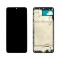 WYŚWIETLACZ LCD DO SAMSUNG A225 GALAXY A22 4G CZARNY Z RAMKĄ [OLED]