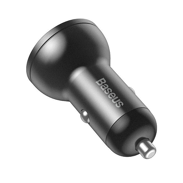 Zdjęcie 2 - ŁADOWARKA SAMOCHODOWA BASEUS 2XUSB 4.8A 24W CCBX-0G CZARNA Zdjęcie 2 - ŁADOWARKA SAMOCHODOWA BASEUS 2XUSB 4.8A 24W CCBX-0G CZARNA