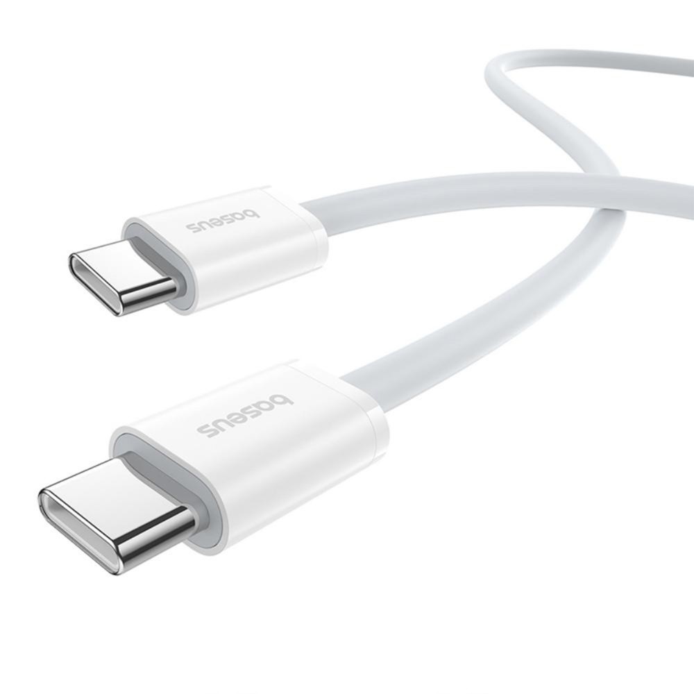 Zdjęcie 2 - KABEL USB-C DO USB-C 30W 1M BASEUS SUPERIOR SERIES 2 BIAŁY Zdjęcie 2 - KABEL USB-C DO USB-C 30W 1M BASEUS SUPERIOR SERIES 2 BIAŁY