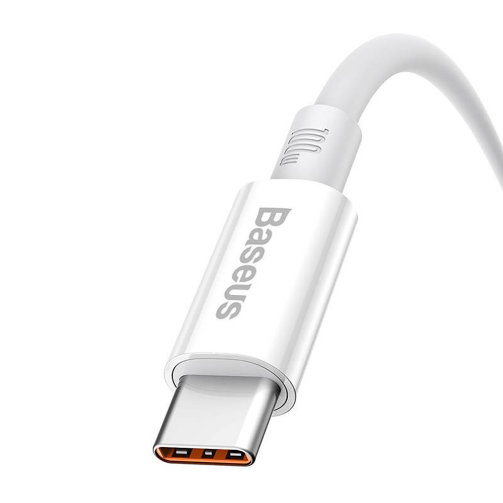 Zdjęcie 3 - KABEL USB DO USB-C 100W 1M BASEUS SUPERIOR P10320102214-01 BIAŁY Zdjęcie 3 - KABEL USB DO USB-C 100W 1M BASEUS SUPERIOR P10320102214-01 BIAŁY