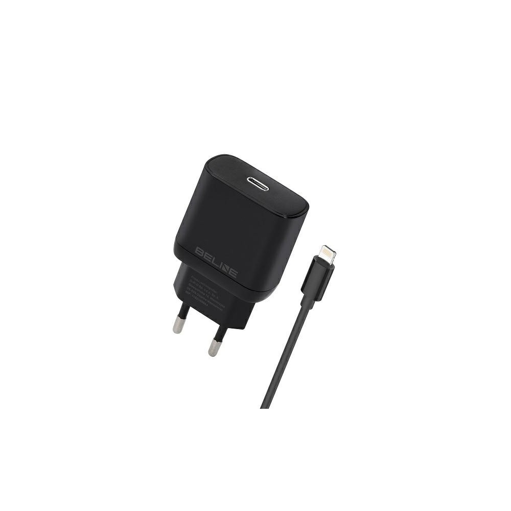 Zdjęcie 2 - ŁADOWARKA SIECIOWA BELINE U66 USB-C + KABEL LIGHTNING 30W PD 3.0 GAN CZARNA Zdjęcie 2 - ŁADOWARKA SIECIOWA BELINE U66 USB-C + KABEL LIGHTNING 30W PD 3.0 GAN CZARNA