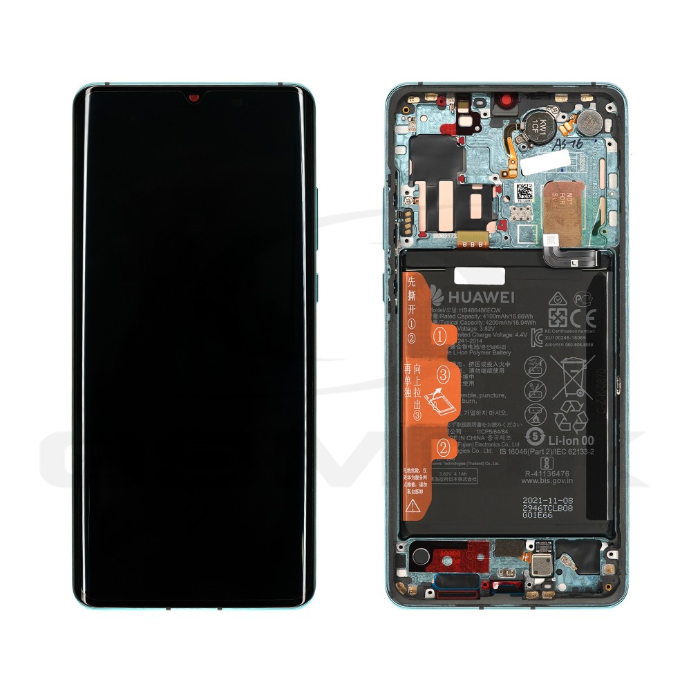 Zdjęcie 1 - WYŚWIETLACZ LCD DO HUAWEI P30 PRO Z RAMKĄ I BATERIĄ NIEBIESKI 02354NAM 02355MUQ 02352PGE 02354NAP 02355MUM 02355UNA 02354NAJ 02355UND ORYGINAŁ SERVICE PACK Zdjęcie 1 - WYŚWIETLACZ LCD DO HUAWEI P30 PRO Z RAMKĄ I BATERIĄ NIEBIESKI 02354NAM 02355MUQ 02352PGE 02354NAP 02355MUM 02355UNA 02354NAJ 02355UND ORYGINAŁ SERVICE PACK