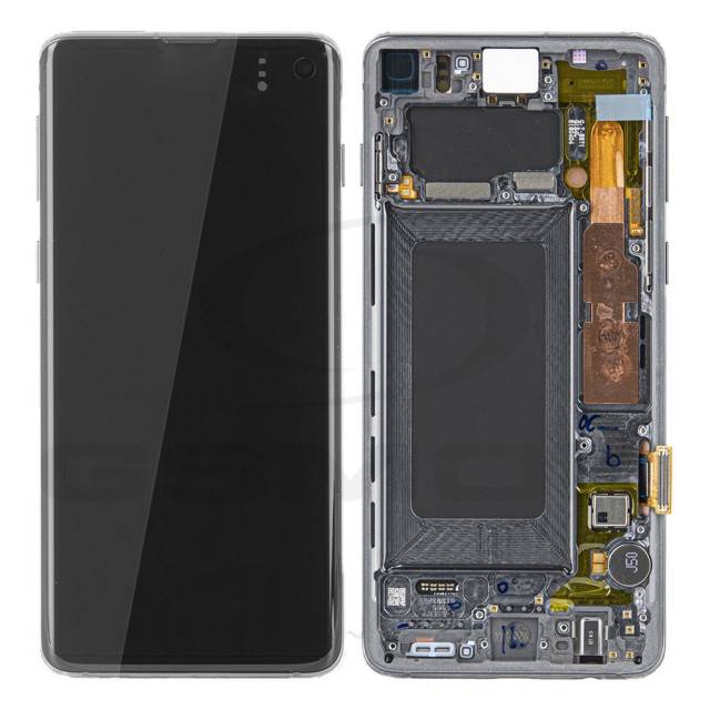Zdjęcie 1 - WYŚWIETLACZ LCD DO SAMSUNG G973 GALAXY S10 CZARNY Z RAMKĄ GH82-18850A, GH82-18860A, GH82-18835A, GH82-18839A ORYGINAŁ SERVICE PACK Zdjęcie 1 - WYŚWIETLACZ LCD DO SAMSUNG G973 GALAXY S10 CZARNY Z RAMKĄ GH82-18850A, GH82-18860A, GH82-18835A, GH82-18839A ORYGINAŁ SERVICE PACK